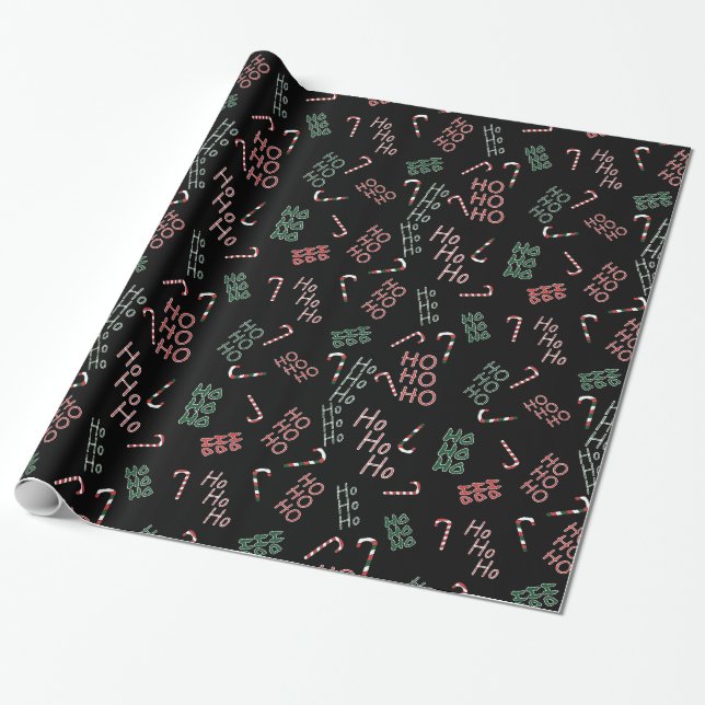Ho Ho Ho paper  Geschenkpapier (Ungerollt)