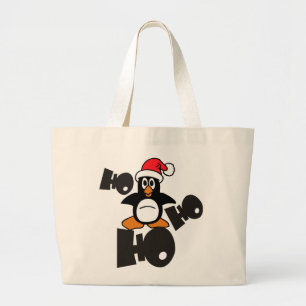 Ho Ho Ho PENGUIN Jumbo Stoffbeutel