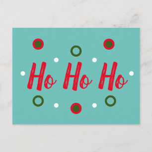Ho Ho Ho Postkarte