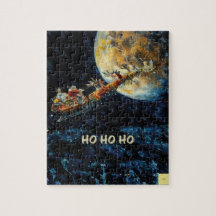 Ho Ho Ho puzzle du Père Noël