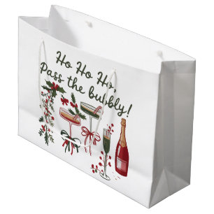 Ho Ho Ho, reich mal das Blubbergetränk Weihnachts Große Geschenktüte