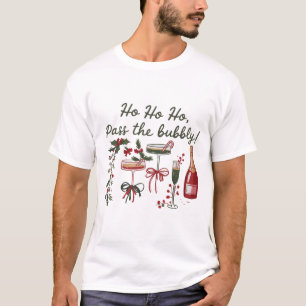 Ho Ho Ho, reich mal das Blubbergetränk Weihnachts T-Shirt