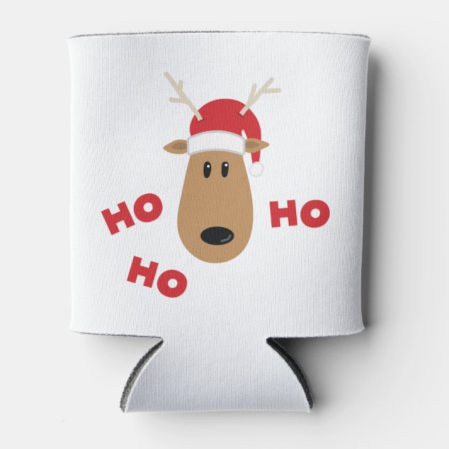 Ho Ho Ho Reindeer Dosenkühler (Vorderseite)