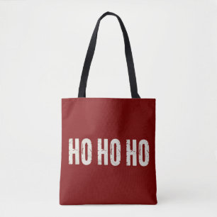 Ho Ho Ho Retro-Familien-Weihnachten passend Vintag Tasche