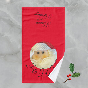 Ho Ho Ho Santa Claus Face Mignonne Noël Rouge
