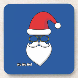 Ho Ho Ho Santa Claus Getränkeuntersetzer