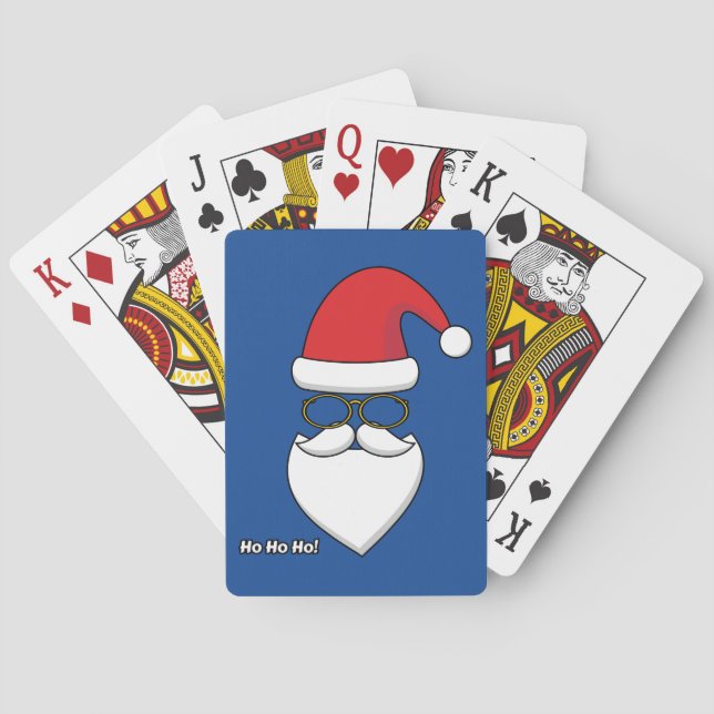 Ho Ho Ho Santa Claus Spielkarten (Rückseite)