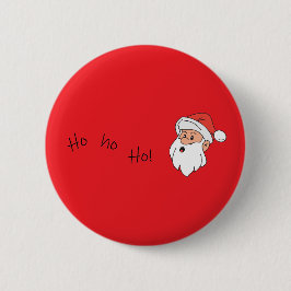 Ho ho ho santa clause  button