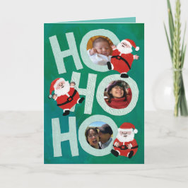 Ho Ho Ho Santa individuell anpassbar Karte