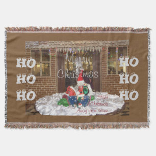 HO HO HO Santa Inspirierte Grafik Design Idee Decke