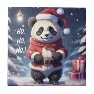 HO.HO.HO SANTA PANDA FLIESE