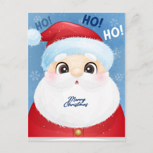 Ho Ho Ho Santa Postkarte
