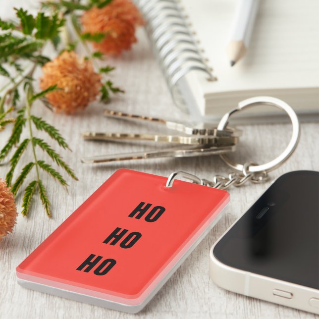 Ho Ho Ho Schlüsselanhänger (Vorderseite rechts)