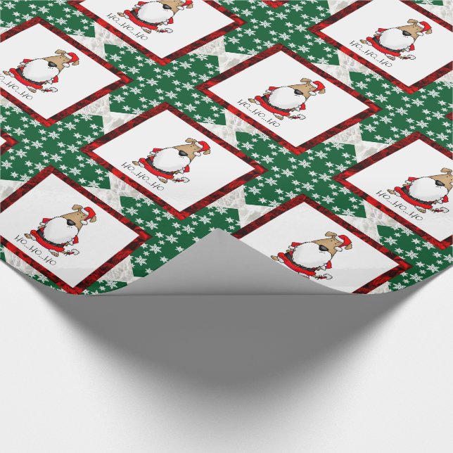 HO HO HO Sehr lustig Weihnachtskostüm Sarcastic Hu Geschenkpapier (Ecke)