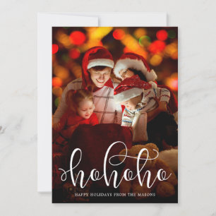 Ho Ho Ho superlay Carte photo de vacances