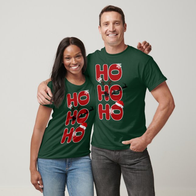 HO HO HO T-shirt de Noël (Unisexe)