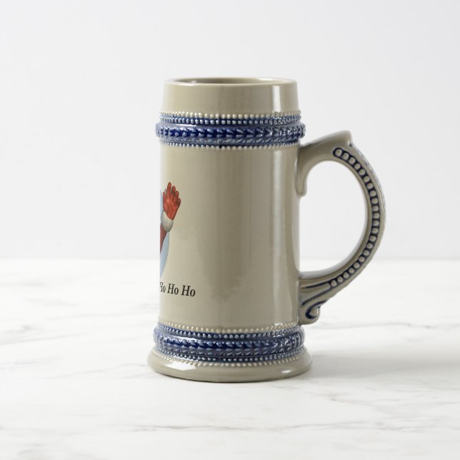 Ho Ho Ho Vater-Weihnachts-/Weihnachtsmann-Krug Bierglas (Rechts)
