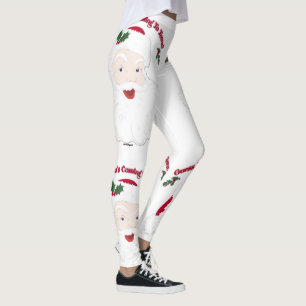 Ho Ho Ho Vintag Santa Leggings