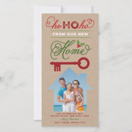 Ho Ho Ho von unserer neuen Zuhause Moving Ankündig Feiertagskarte
