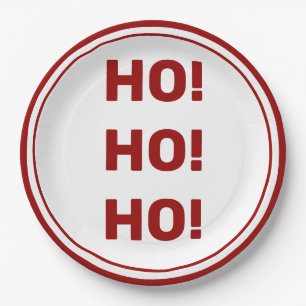 HO Ho HO! Weihnachten Pappteller