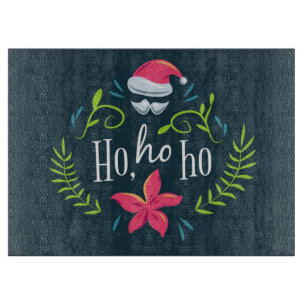Ho Ho Ho Weihnachten Schneidebrett
