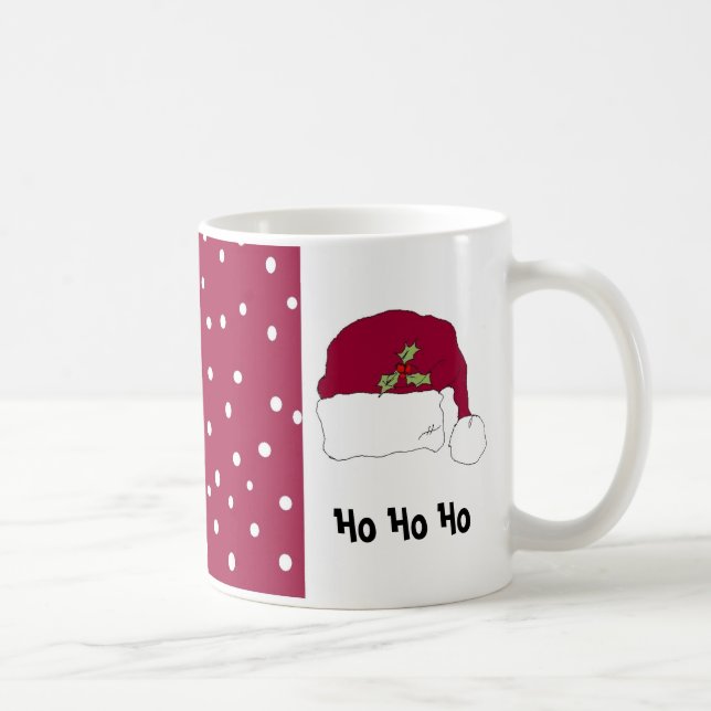 Ho Ho Ho Weihnachts-Tasse Kaffeetasse (Rechts)