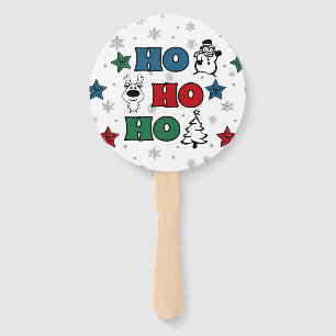 Ho-Ho-Ho Weihnachtsdesign Fächer