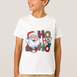 Ho Ho Ho Weihnachtsdesign - Feierlicher Feiertag T-Shirt