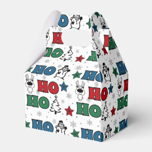 Ho-Ho-Ho Weihnachtsdesign Geschenkschachtel
