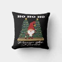 Ho Ho Ho Weihnachtsgnome Pour the Merlot