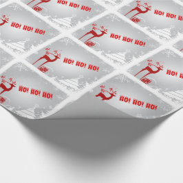 HO! HO! HO! Weihnachtspapier Geschenkpapier