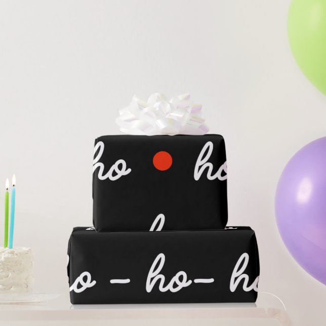 Ho Ho Ho Wrapping Paper Geschenkpapier (Partygeschenke)