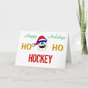 HO, HO, HOCKEY FEIERTAGSKARTE