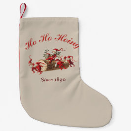 Ho Ho Hoing seit 1890 Vintage Gnome Kleiner Weihnachtsstrumpf
