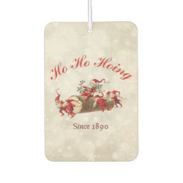 Ho Ho Hoing seit 1890 Weihnachtsgrüße Autolufterfrischer
