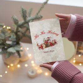 Ho Ho Hoing seit 1890 Weihnachtsgrüße Postkarte