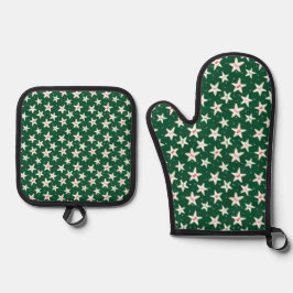 Ho Ho Holiday Sugar Cookie Ofenhandschuh & Topflappen-Set