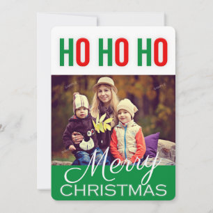 HO HO Holiday Weihnachten Weihnachten Grüße Karte