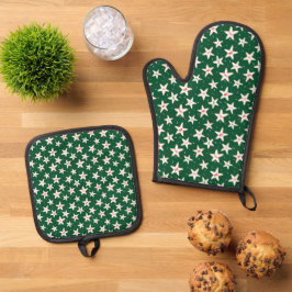 Ho Ho Holiday Zuckerplätzchen Ofenhandschuh & Topflappen-Set