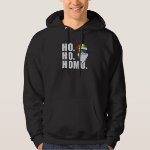 Ho Ho Homo homosexueller Gay Pride Hoodie