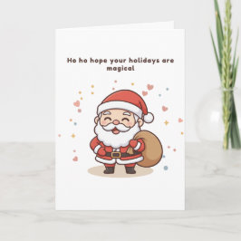 Ho Ho Hope Your Holidays Are Magical Puchi Card Karte