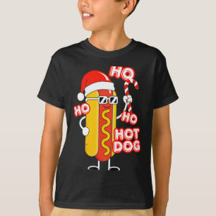 Ho Ho Hot Dog Lustiger Weihnachten – Festlicher Ho T-Shirt