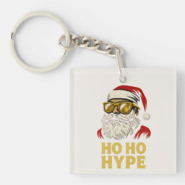 HO HO HYPE – Santa Gold Schlüsselanhänger