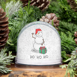 Ho Ho Joyeux Noël Père Noël mignonne Snowman