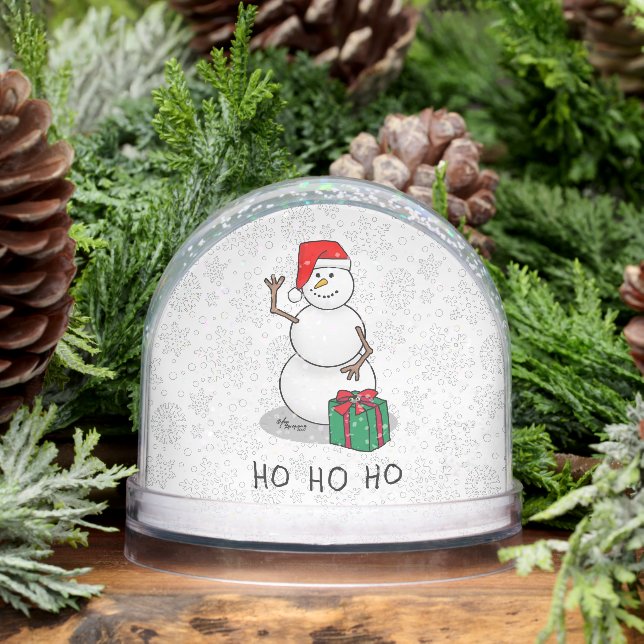Ho Ho Joyeux Noël Père Noël mignonne Snowman (Hiver)