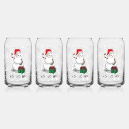 Ho Ho Joyeux Noël Père Noël mignonne Snowman