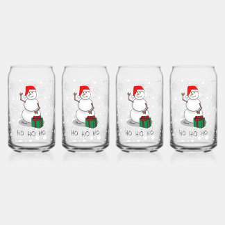 Ho Ho Joyeux Noël Père Noël mignonne Snowman