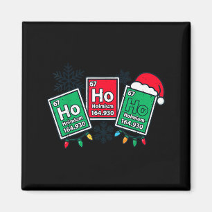Ho Ho Lustiger Wissenschafts-Lehrer Weihnachten Ch Magnet