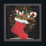 Ho-ho! Merry Christmas OHRTS and a Happy New Year Schmuckkiste<br><div class="desc">HoHo! Fröhliche Weihnachtsgeschenke und ein glücklicher Neujahrskünstler Art Print Die Einführung der "HoHoHo! Fröhliche Weihnachtsfeiern und eine Happy New Year Art Print", ein lebendiges und festliches Stück, das die Freude der Ferienzeit verkörpert. Der dunkle Hintergrund hebt die farbenfrohen Elemente hervor und schafft so ein gemütliches und feierliches Stück, das jedem...</div>
