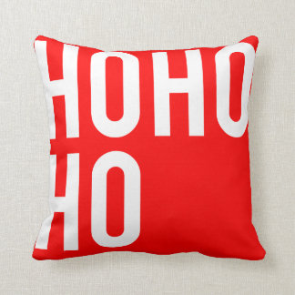 HO HO Minimalistisch Typografie Design Kissen